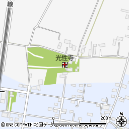 光性寺周辺の地図
