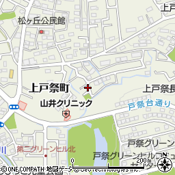 栃木県宇都宮市上戸祭町周辺の地図