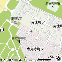 石川県金沢市専光寺町ツ29周辺の地図