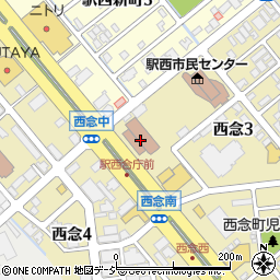 石川行政評価事務所　情報公開・行政手続制度案内所周辺の地図