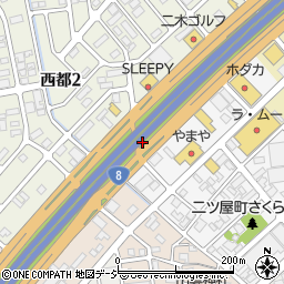 石川県金沢市北町丙周辺の地図