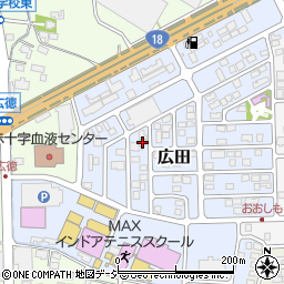 長野県長野市広田112周辺の地図