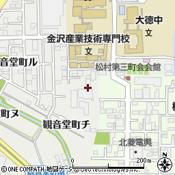 石川県金沢市観音堂町チ18周辺の地図