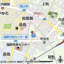 富山県南砺市福野（七ツ屋）周辺の地図