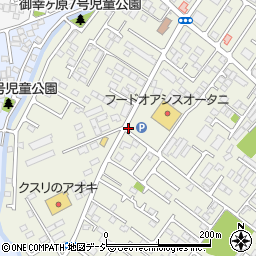 足利銀行オータニ御幸ヶ原店 ＡＴＭ周辺の地図
