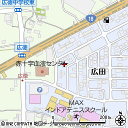 長野県長野市広田93周辺の地図