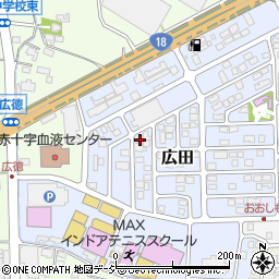 長野県長野市広田110周辺の地図
