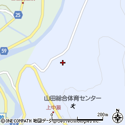 富山県富山市山田中瀬460周辺の地図