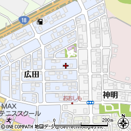 長野県長野市広田221周辺の地図