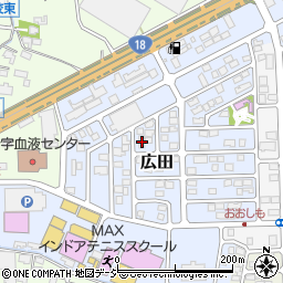 長野県長野市広田182周辺の地図