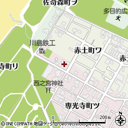 石川県金沢市専光寺町ツ18周辺の地図