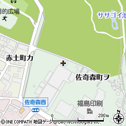 石川県金沢市佐奇森町ヲ周辺の地図