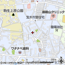 栃木県宇都宮市宝木町2丁目1010周辺の地図