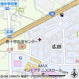 長野県長野市広田91周辺の地図