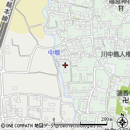 長野県長野市川中島町原186周辺の地図