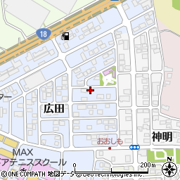 長野県長野市広田214周辺の地図