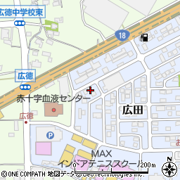 長野県長野市広田90周辺の地図