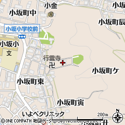 石川県金沢市小坂町卯周辺の地図