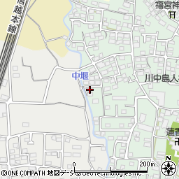 長野県長野市川中島町原187周辺の地図
