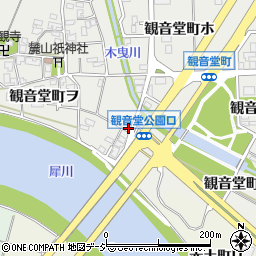 石川県金沢市観音堂町ヌ1周辺の地図