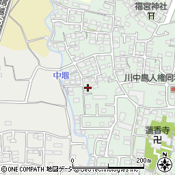 長野県長野市川中島町原184周辺の地図