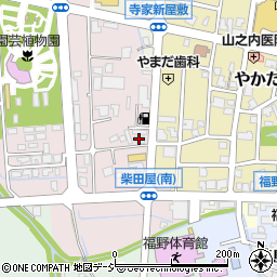 日学ゼミナール福野校周辺の地図