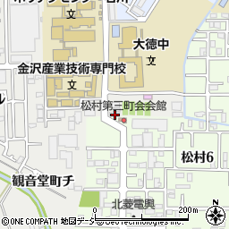 石川県金沢市観音堂町チ6周辺の地図
