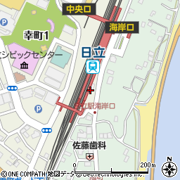 駅レンタカー日立営業所周辺の地図