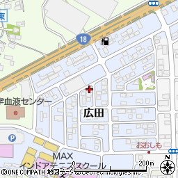 長野県長野市広田178周辺の地図
