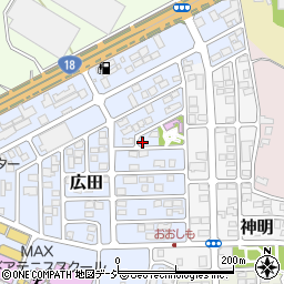 長野県長野市広田209周辺の地図