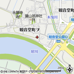 石川県金沢市観音堂町ヲ16周辺の地図