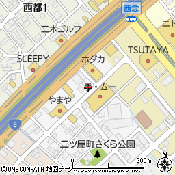 石川県金沢市二ツ屋町10-32周辺の地図