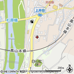 富山県富山市八尾町井田1243周辺の地図