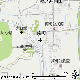 長野県長野市篠ノ井岡田1664-3周辺の地図
