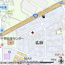 長野県長野市広田78周辺の地図