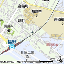 富山県南砺市福野新町1459-3周辺の地図