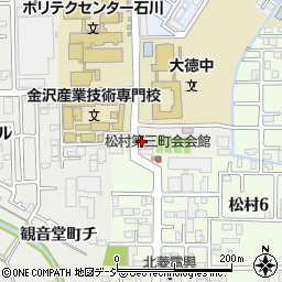 石川県金沢市観音堂町チ5-6周辺の地図