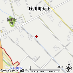 富山県砺波市庄川町天正周辺の地図