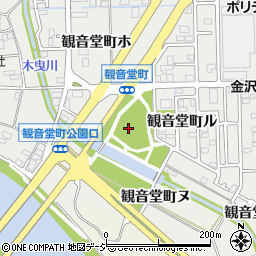 石川県金沢市観音堂町ル周辺の地図