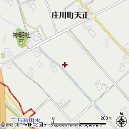 富山県砺波市庄川町天正周辺の地図