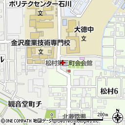 石川県金沢市観音堂町チ周辺の地図