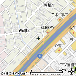 ゴルフパートナーＲ８金沢店周辺の地図