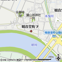 石川県金沢市観音堂町ヲ14周辺の地図