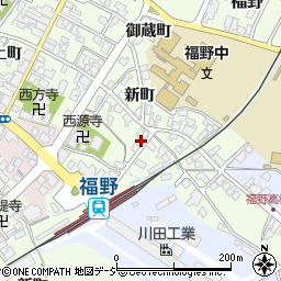 富山県南砺市福野新町1480-2周辺の地図
