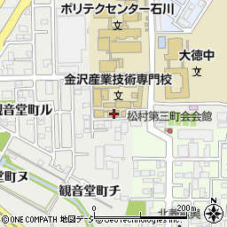 石川県金沢市観音堂町チ17周辺の地図