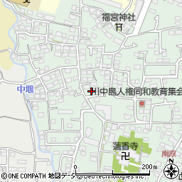 長野県長野市川中島町原196周辺の地図