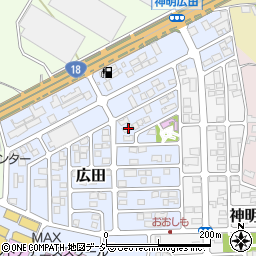 長野県長野市広田206周辺の地図