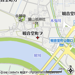 石川県金沢市観音堂町ヲ17周辺の地図
