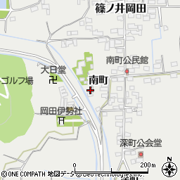 長野県長野市篠ノ井岡田1664周辺の地図