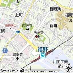 西源寺周辺の地図
